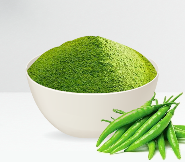 The Fiery Elegance of Green Chilli Powder: A Culinary Marvel